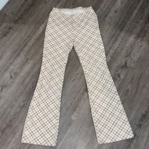 Women’s Plaid Flare Pants